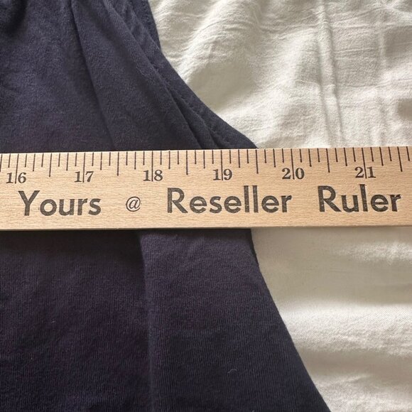 Artesia Navy Blue Embroidered Sleeveless Top XXL Womens Boho Lace Yoke Hippie - Picture 6 of 7